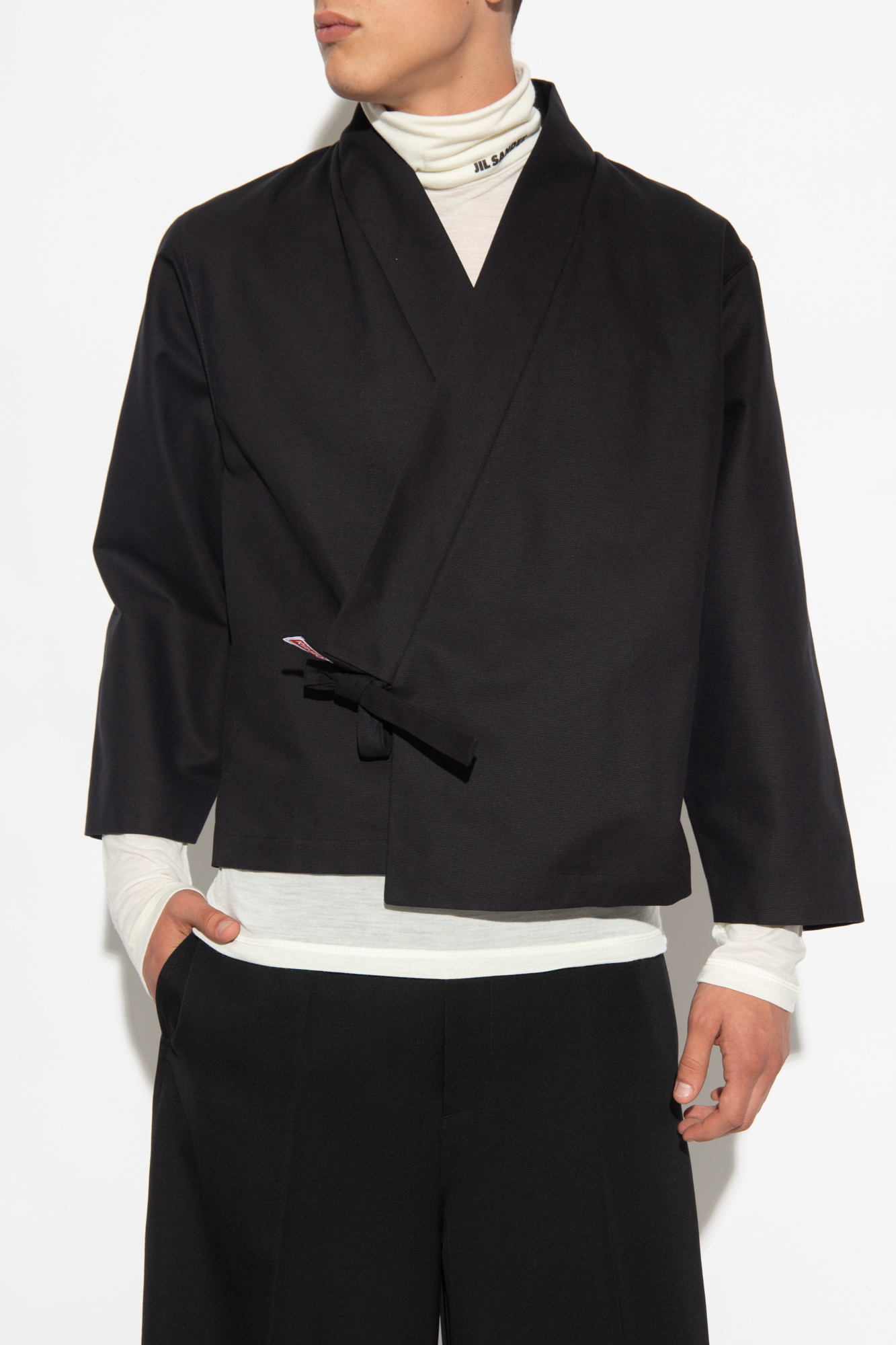 Kimono Collar Shirt -Zen minimalism- – KUON Tokyo